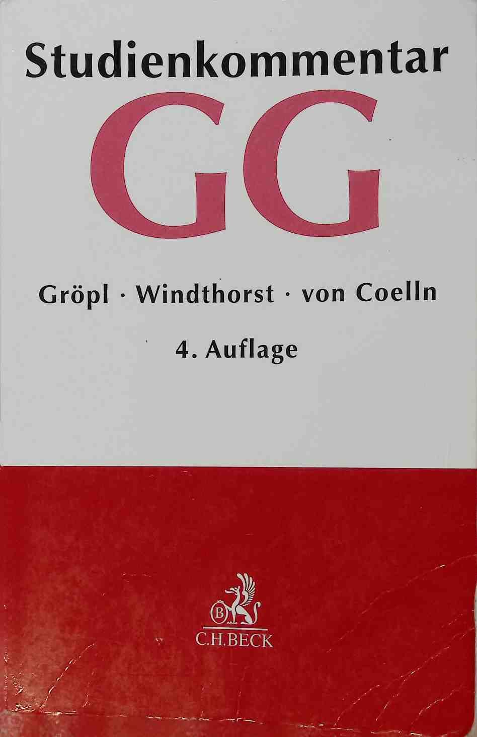 Grundgesetz : Studienkommentar
