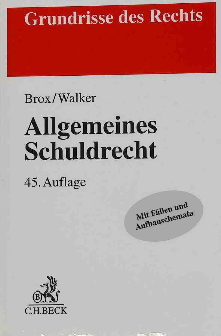 Allgemeines Schuldrecht