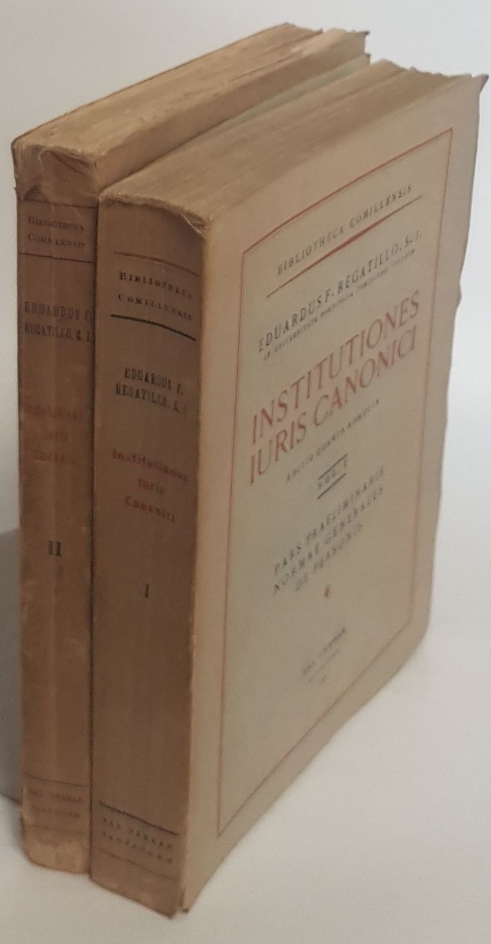 Institutiones Iuris Canonici (2 vols./ 2 Bände KOMPLETT) - Vol.I: Pars Praeliminaris. Normae Generales. De Personis/ Vol.II: De Rebus. De Processibus. De Delectis et Poenis