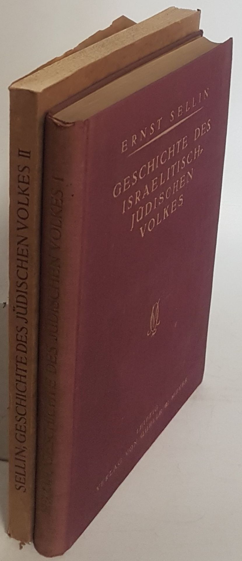 Geschichte des israelitisch-jüdischen Volkes (2 Bände KOMPLETT) - I.Teil: Von den Anfängen bis zum babylonischen Exil/ II.Teil: Vom babylonischen Exil zu Alexander d. Grossen