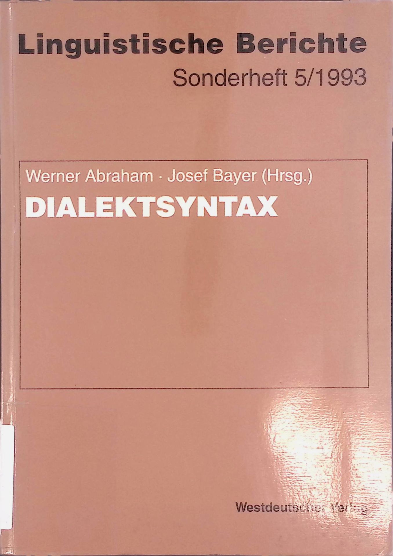Dialektsyntax