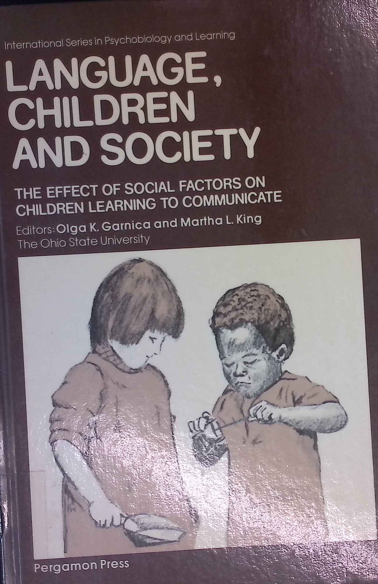 Language, Children and Society: The Effect of Social Factors on Children Learning to Communicate