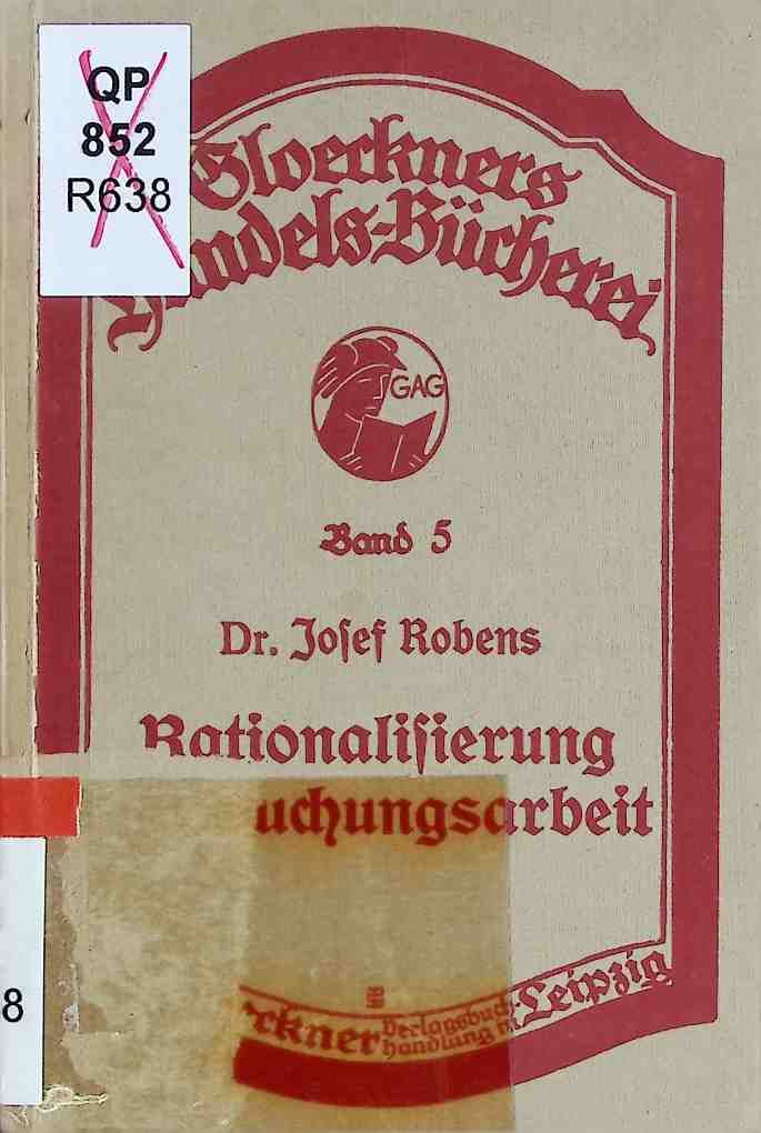 Razionalisierung der Buchungsarbeit