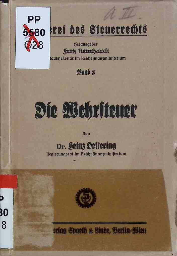 Die Wehrsteuer