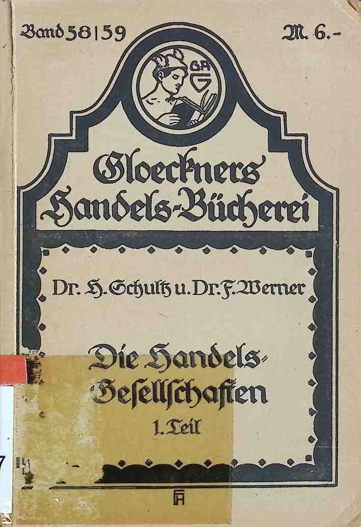 Die Handels-Gesellschaften I. Teil