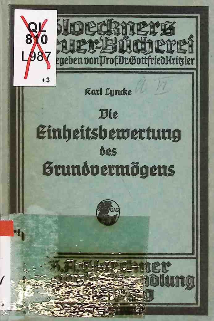 Die Einheitsbewertung des Grundvermögens