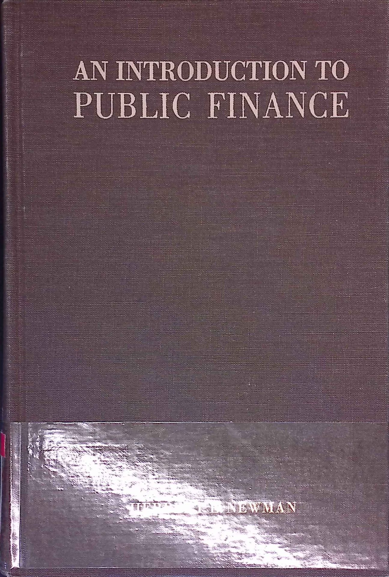Introduction to Public Finance
