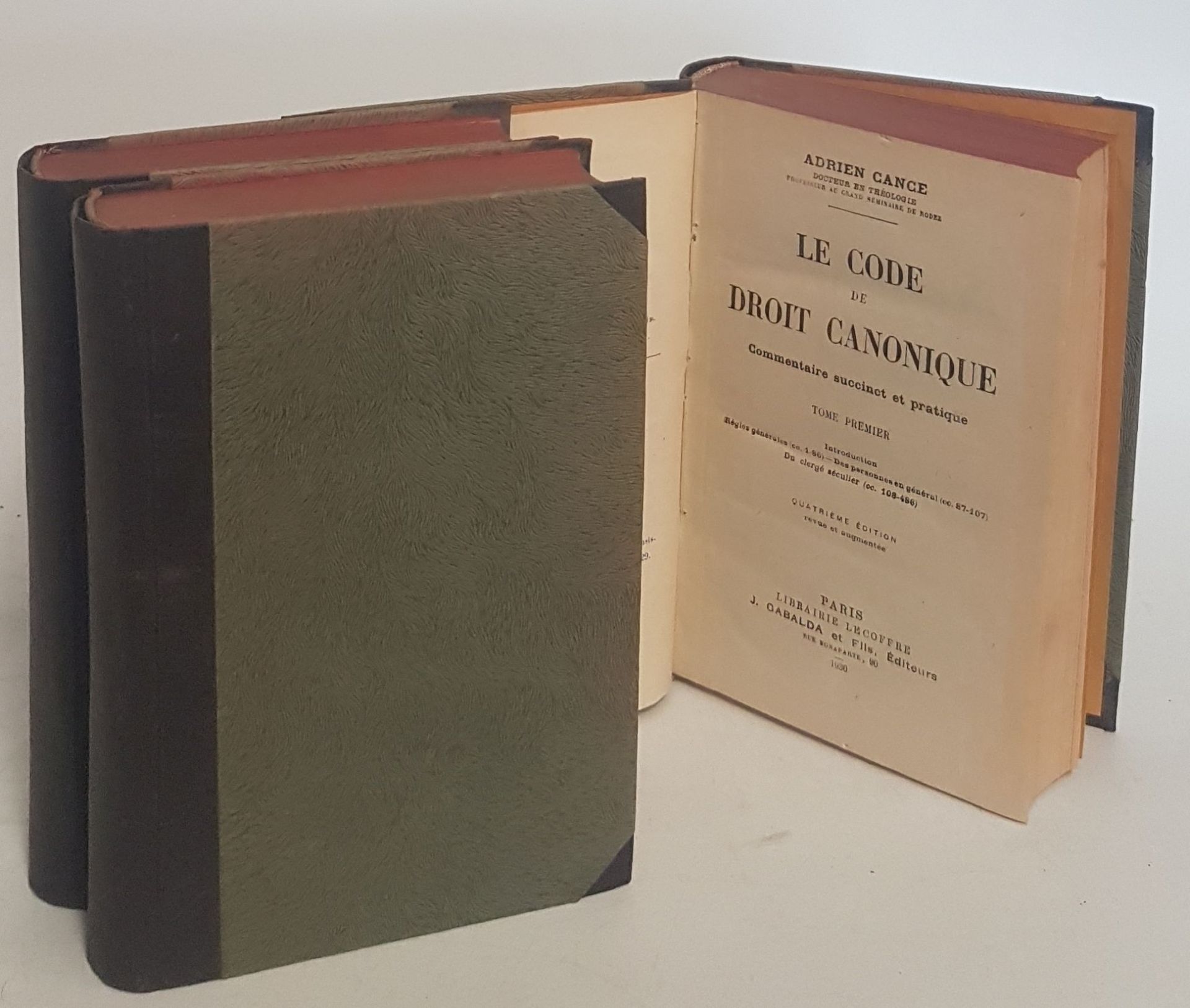 Le Code de Droit Canonique (3 tomes/ 3 Bände KOMPLETT)