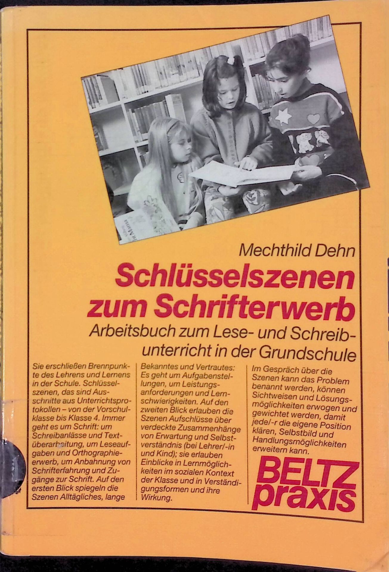 Schlüsselszenen zum Schrifterwerb. Arbeitsbuch zum Lese- und Schreibunterricht in der Grundschule