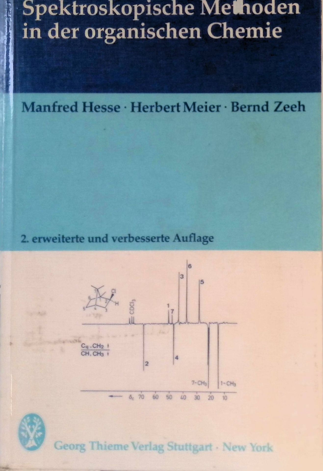 Spektroskopische Methoden in der organischen Chemie