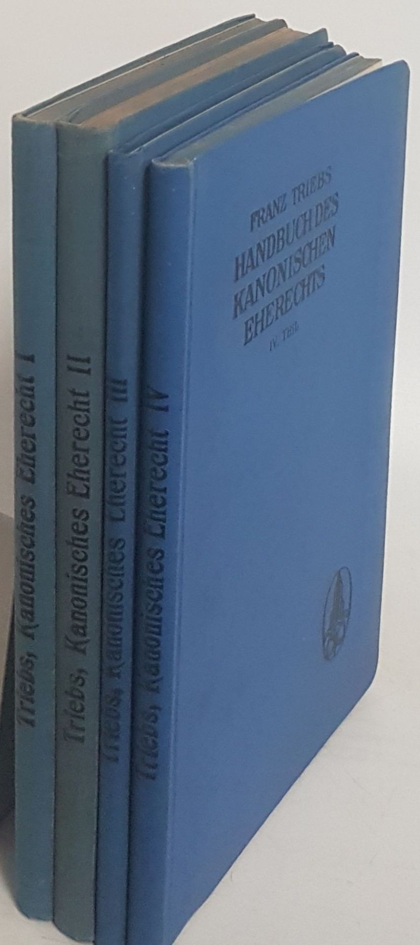 Praktisches Handbuch des geltenden kanonischen Eherechts in Vergleichung mit dem deutschen staatlichen Eherecht, für Theologen und Juristen (4 Teile KOMPLETT)