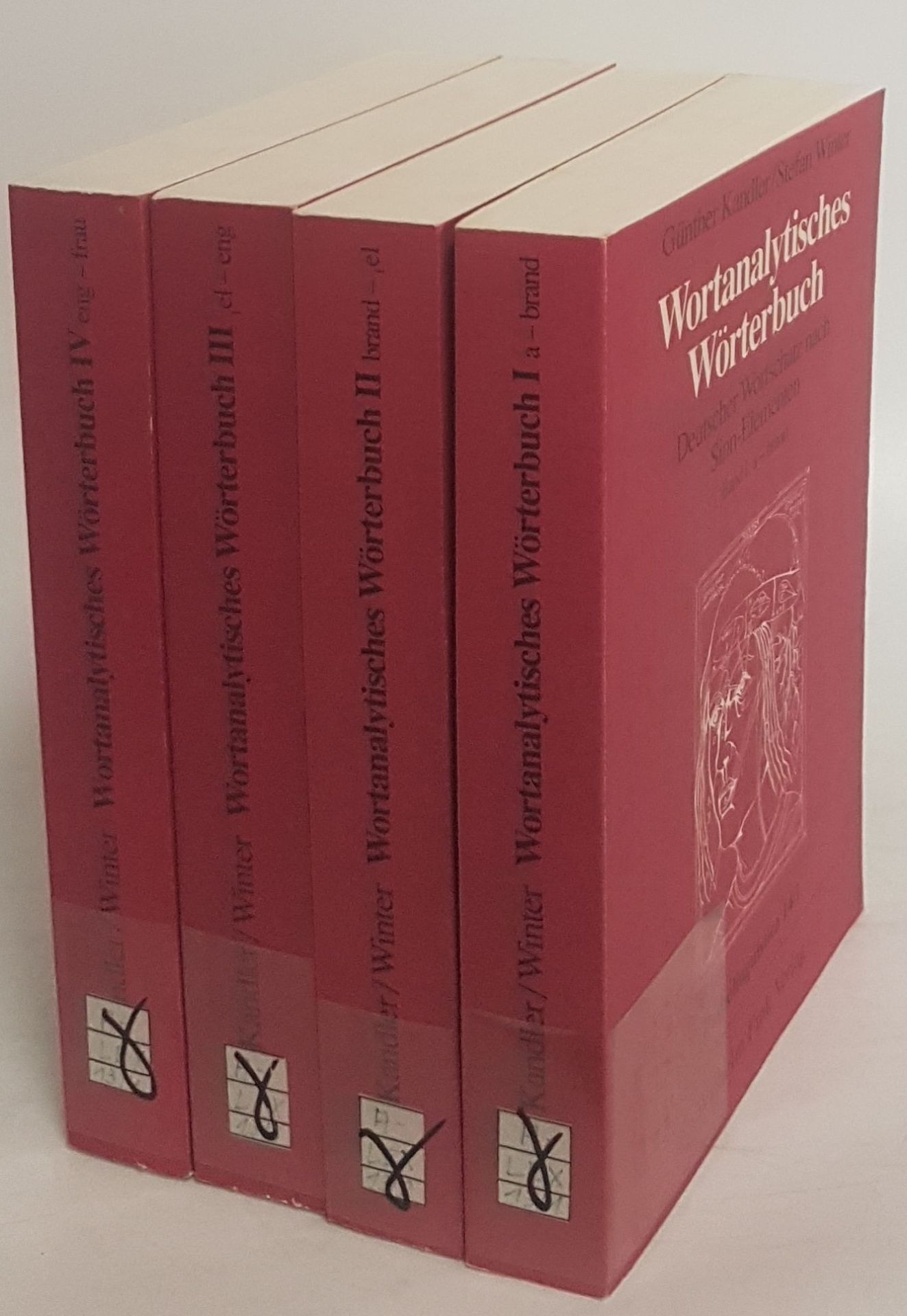 Wortanalytisches Wörterbuch (4 Bände von 10) - hier vorhanden: Bd.I-IV: a - frau