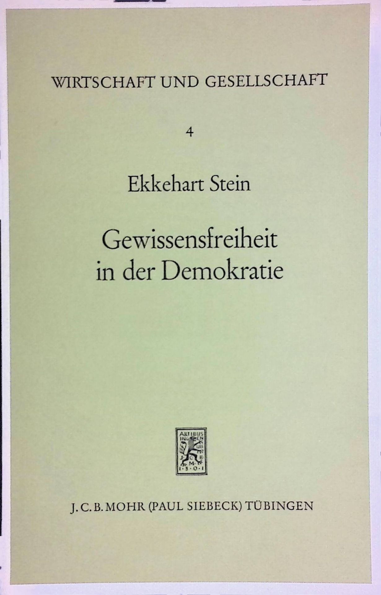 Gewissensfreiheit in der Demokratie