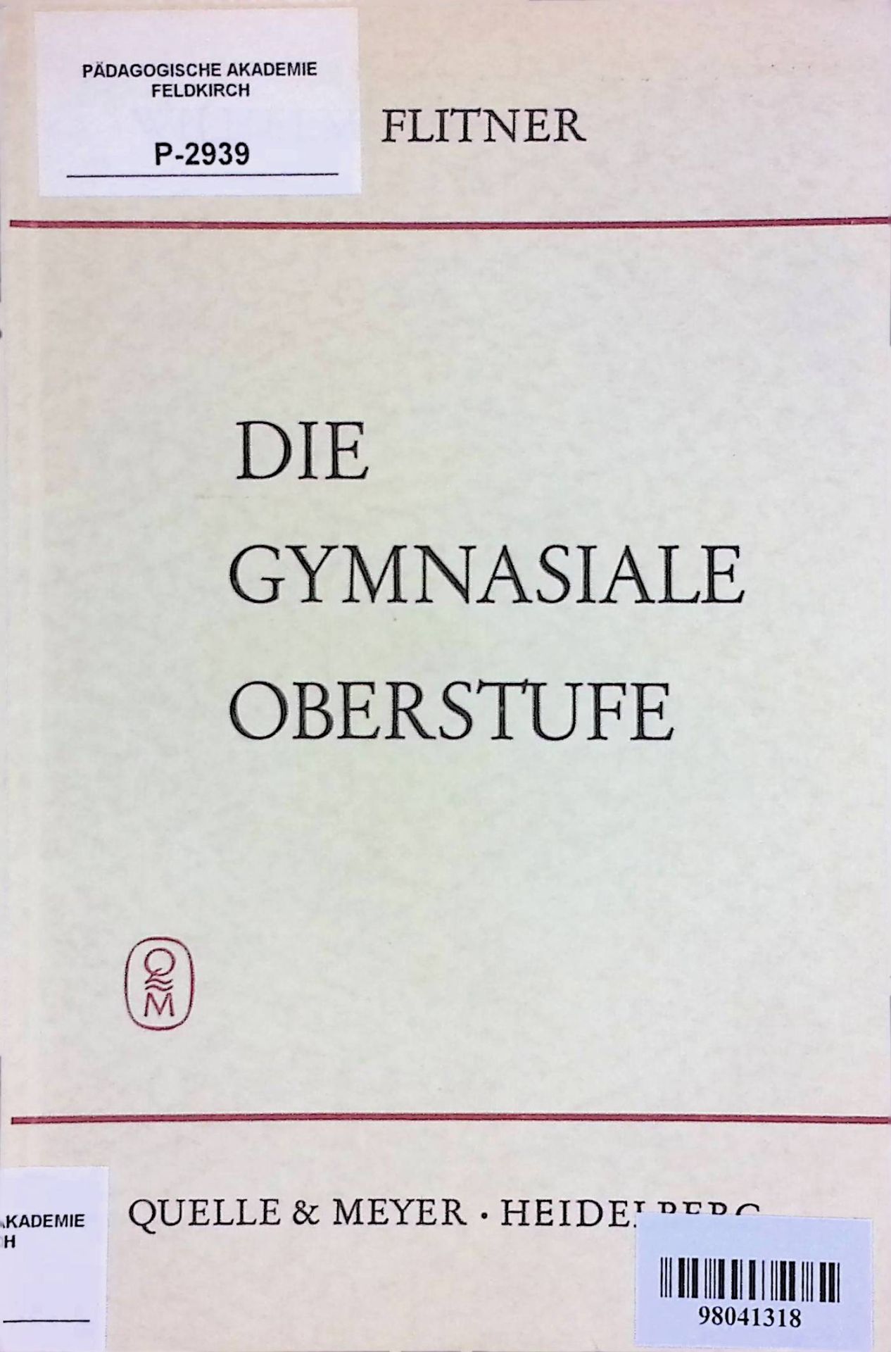 Die gymnasiale Oberstufe
