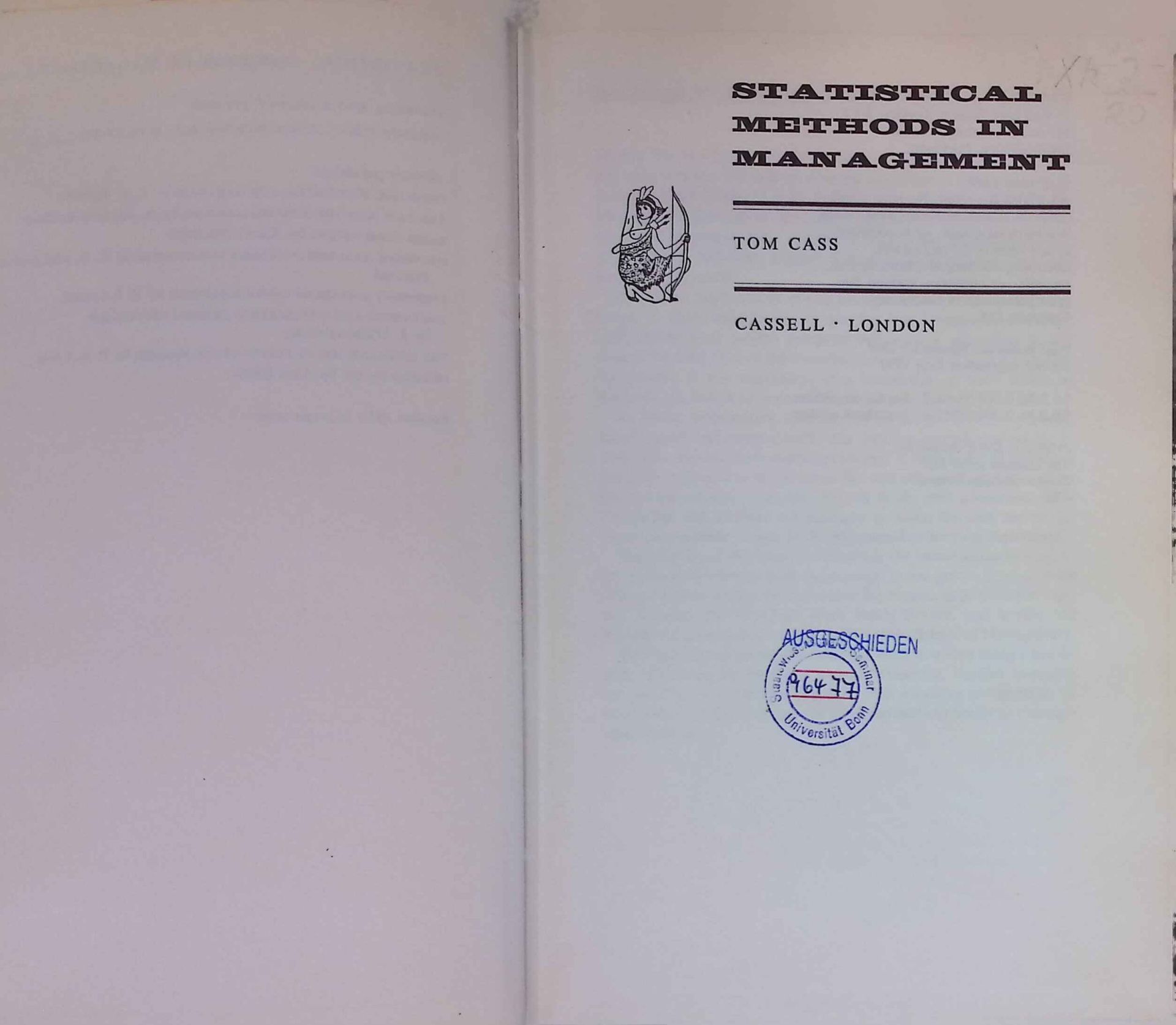 Statistical Methods in Management