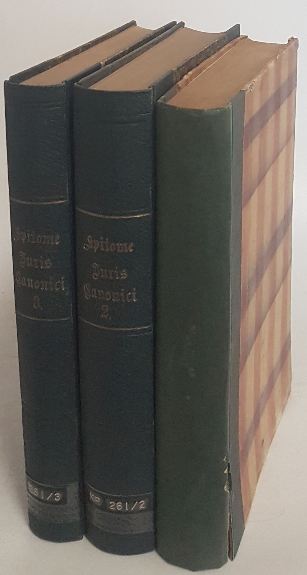 Epitome Iuris Canonici cum commentariis (3 vols.cpl./ 3 Bände KOMPLETT) - Tomus I: Libri I et II Codicis iuris canonici/ Tomus II: Liber III/ Tomus III: Libri IV et V/ Indices generales