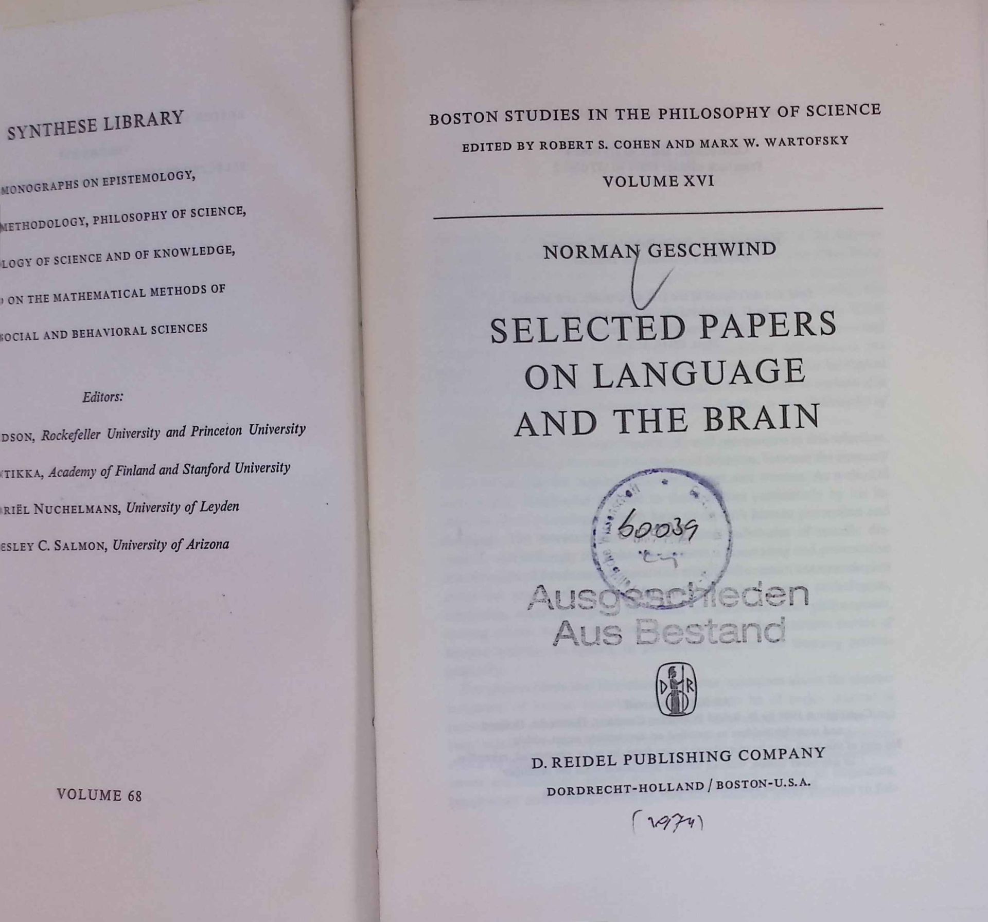 Selected Papers on Language and the Brain