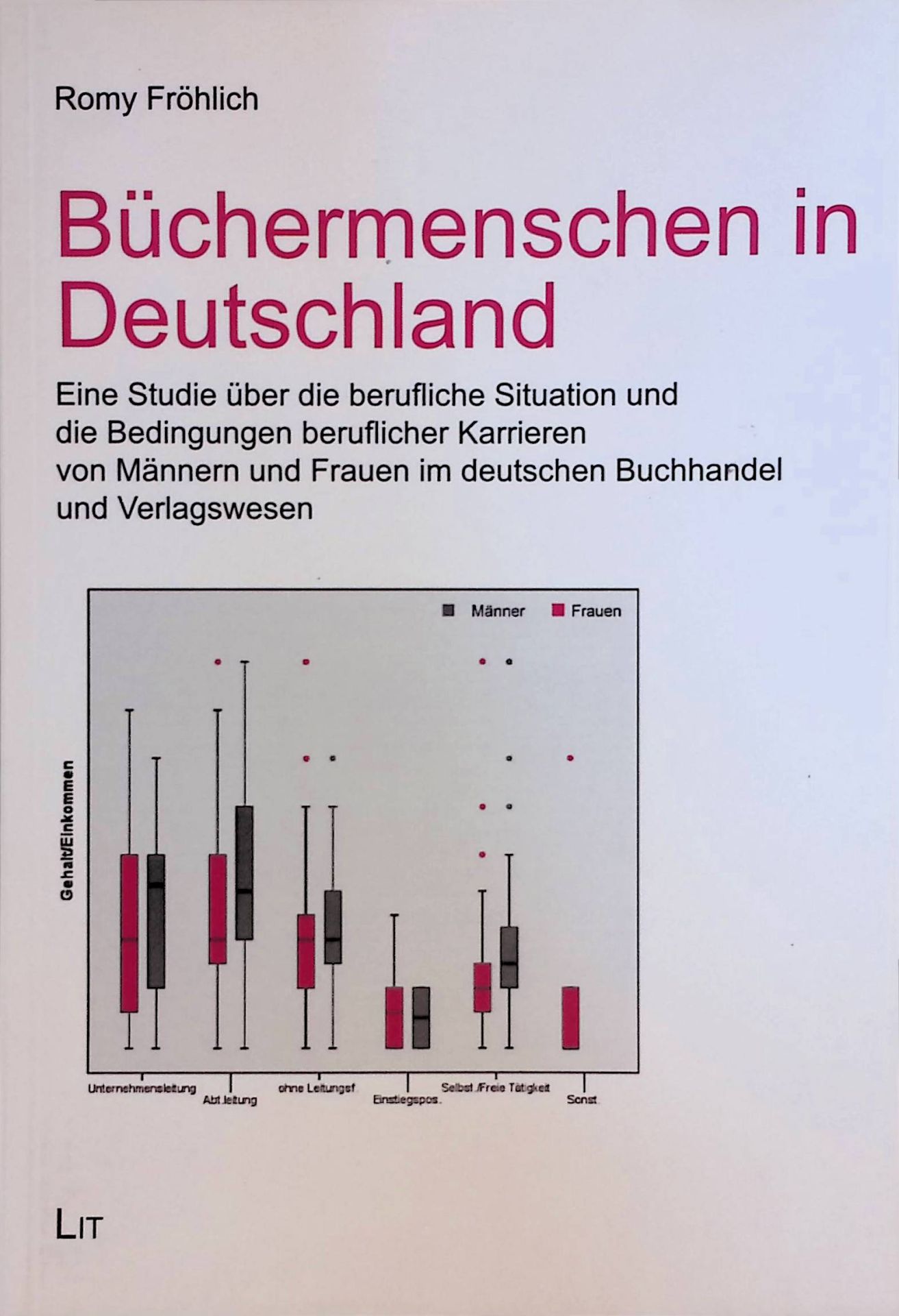 Büchermenschen in Deutschland. Eine Studie über die berufliche Situation und die Bedingungen beruflicher Karrieren von Männern und Frauen im deutschen Buchhandel und Verlagswesen