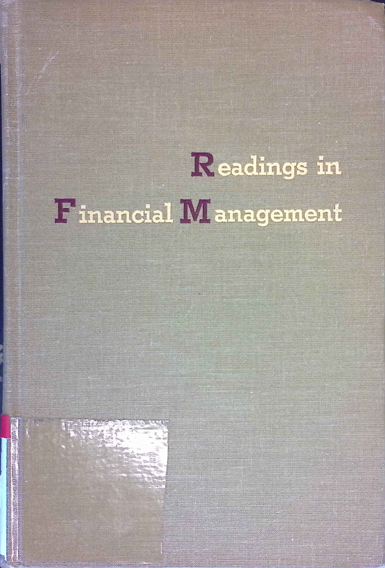 Readings in Financial Management