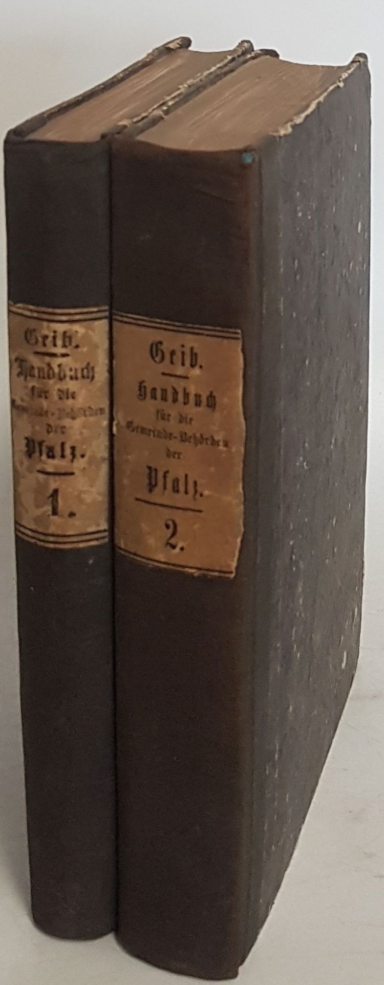 Handbuch für die Gemeinde-Behörden der Pfalz (2 Bände KOMPLETT) - Eine systematisch geordnete und mit Erläuterungen versehene Zusammenstellung der in der Pfalz giltigen... Gesetze, Verordnungen und Vollzugsvorschriften im Gebiete der inneren Verwaltung