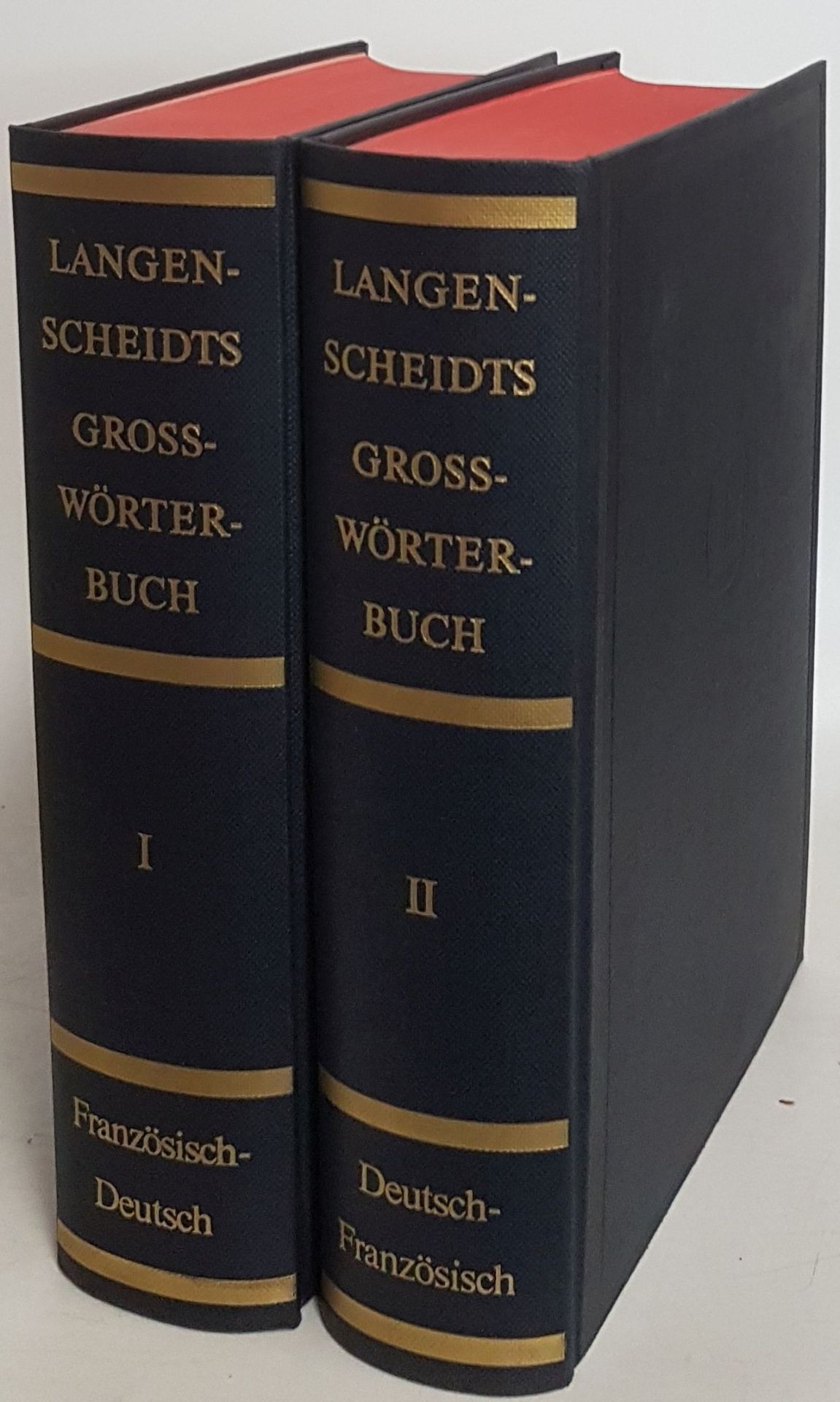 Langenscheidts Grosswörterbuch Französisch (2 Bände KOMPLETT) - Teil I: Französisch-Deutsch/ Teil II: Deutsch-Französisch