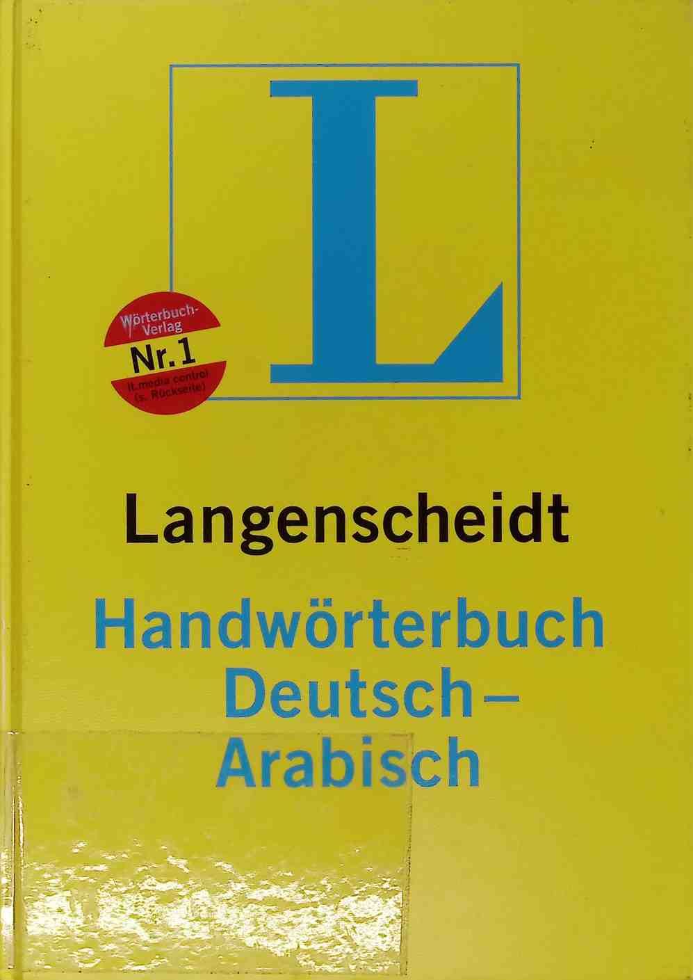 Langenscheidts Handwörterbuch deutsch-arabisch