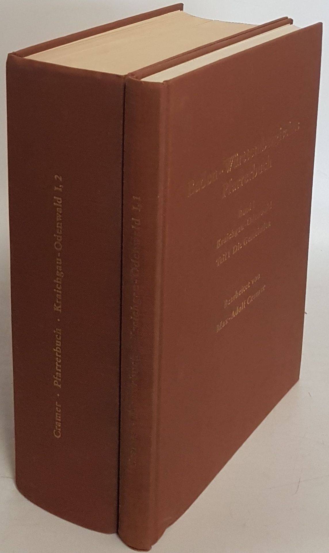 Baden-Württembergisches Pfarrerbuch: BAND I: Kraichgau-Odenwald (2 Teile KOMPLETT) - Teil 1: Die Gemeinden/ Teil 2: Die Pfarrer