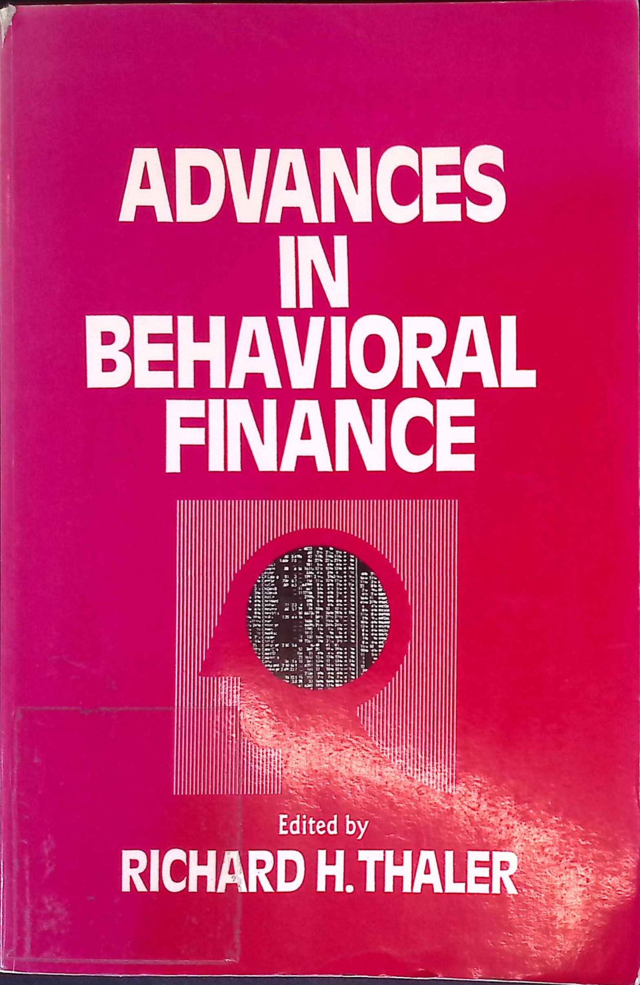 Advances in Behavioral Finance