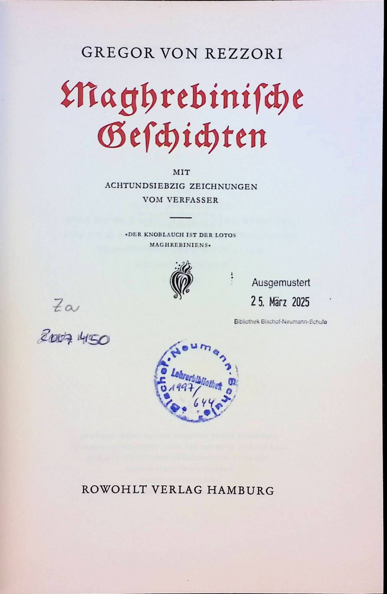 Maghrebinische Geschichten