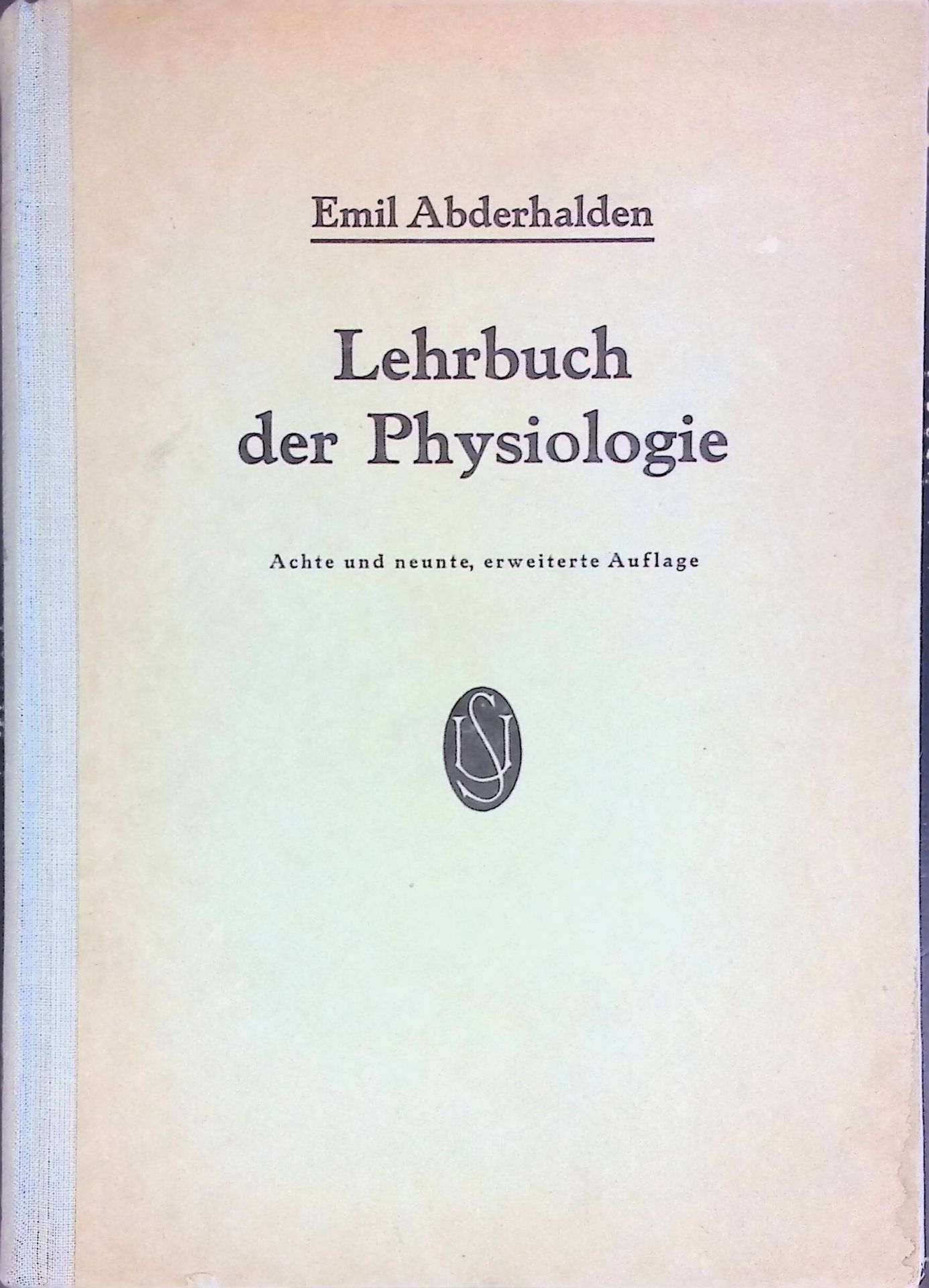 Lehrbuch der Physiologie. In Vorlesungen