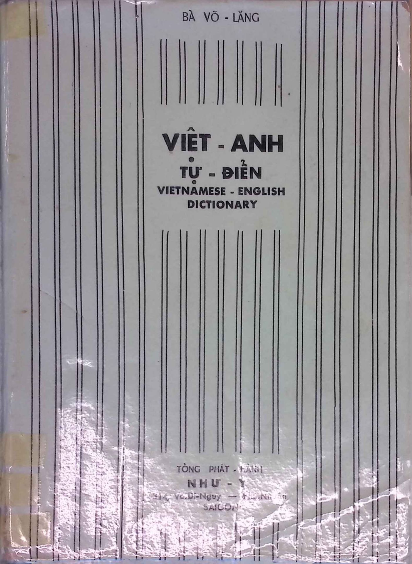 Viet-Anh, Tu-Dien. Vietnamese, English Dictionary