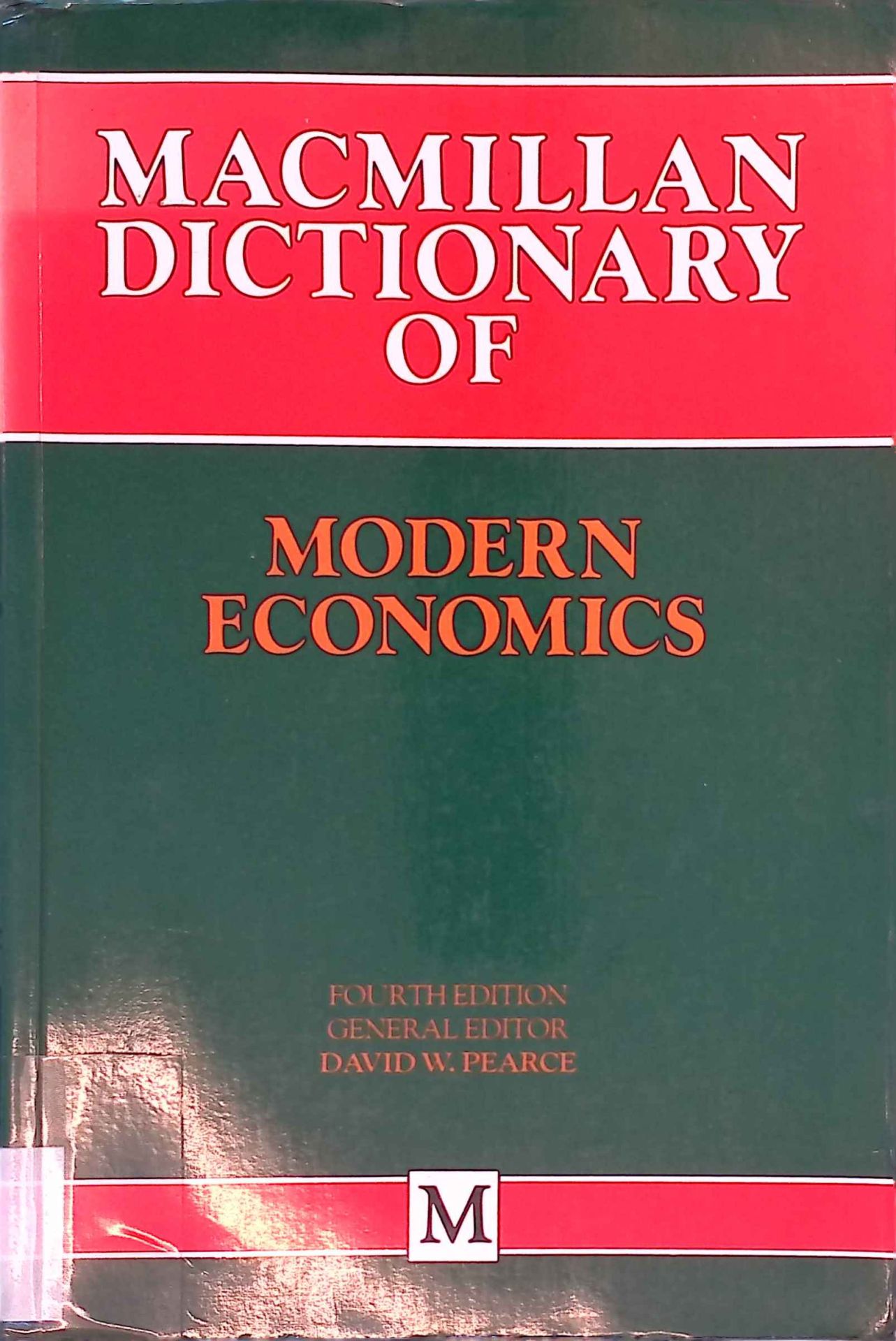 Macmillan Dictionary of Modern Economics