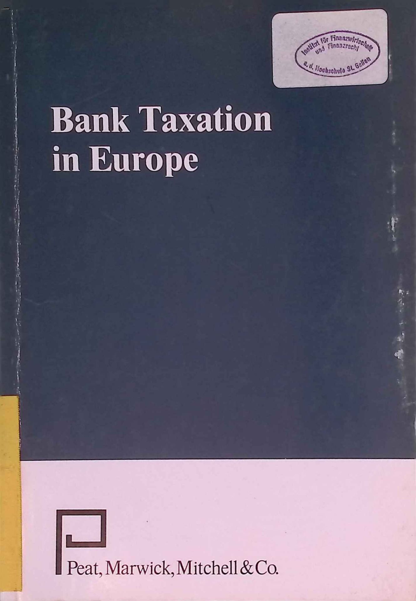 Bank Taxation in Europe