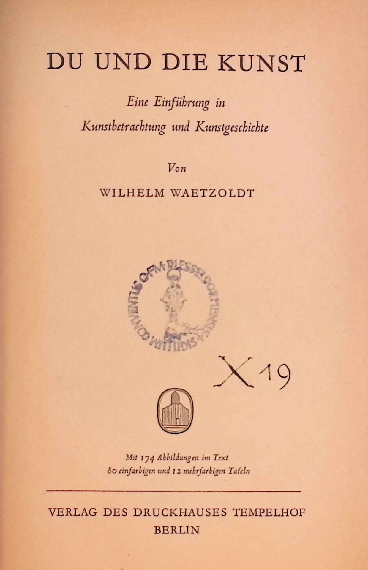 Du und die Kunst. Eine Einführung in Kunstbetrachtung und Kunstgeschichte