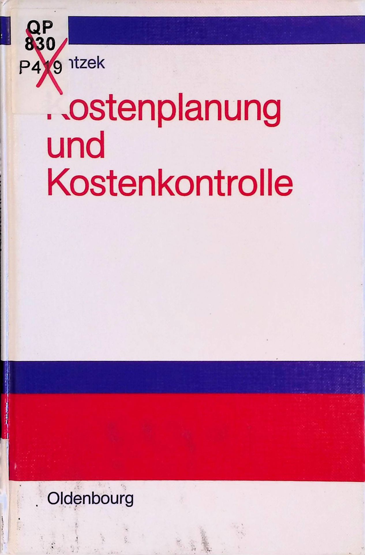 Kostenplanung und Kostenkontrolle