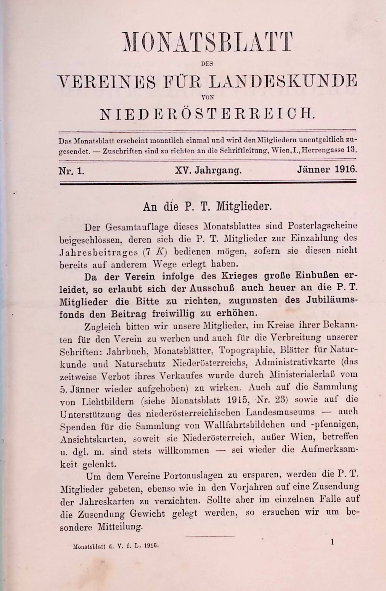Zur älteren Geschichte der Höfe und Bürgerhäuser zu Weißenkirchen in der Wachau. -in: Monatsblatt des Vereines für Landeskunde von Niederösterreich, Nr. 1, 15. Jahrgang, Jänner 1916