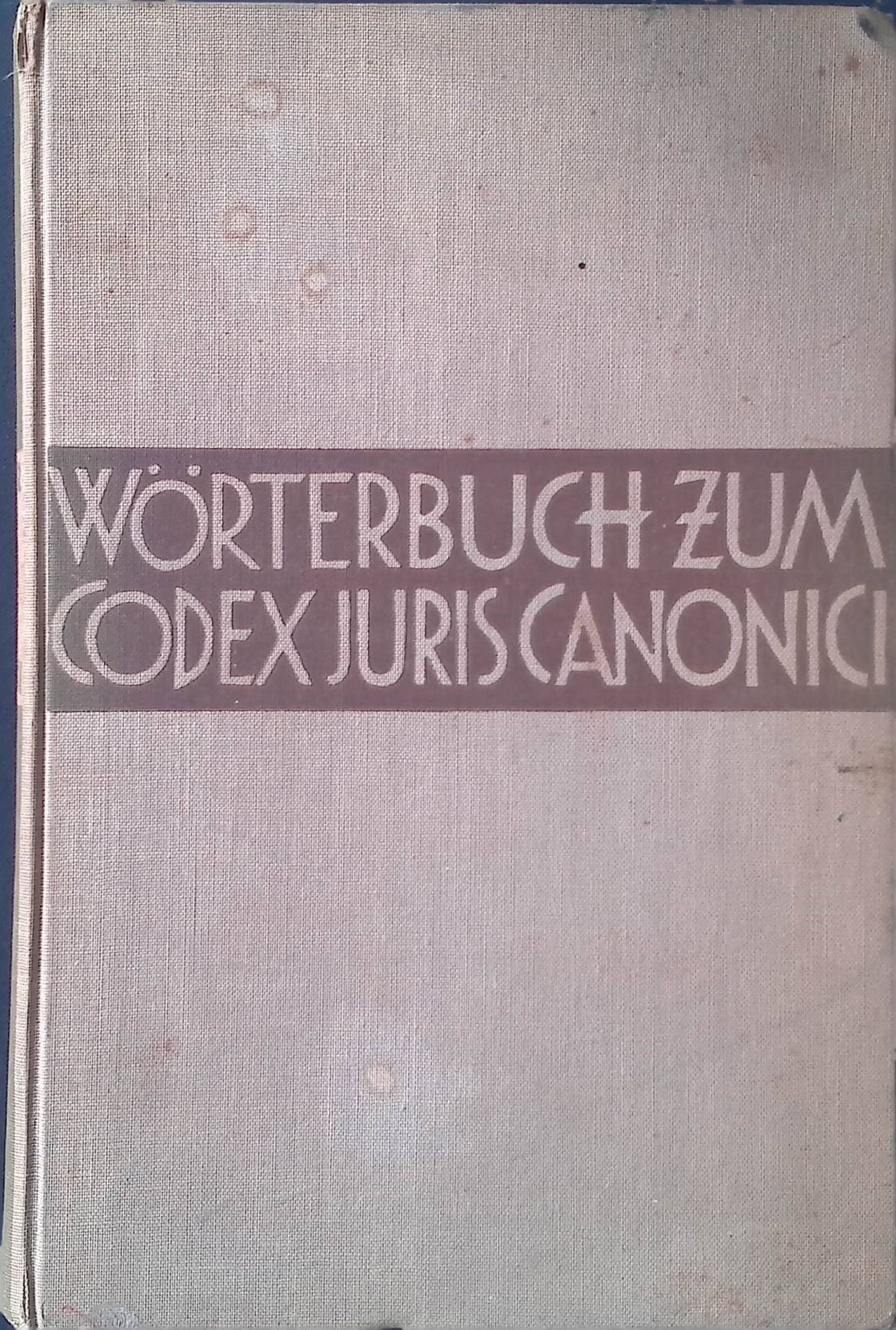 Wörterbuch zum Codex juris canonici