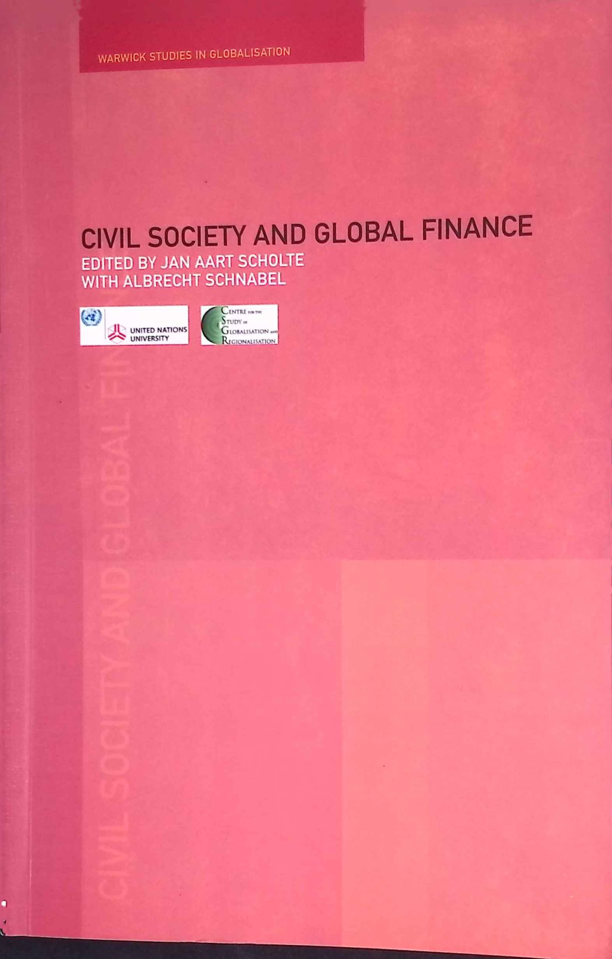 Civil Society and Global Finance