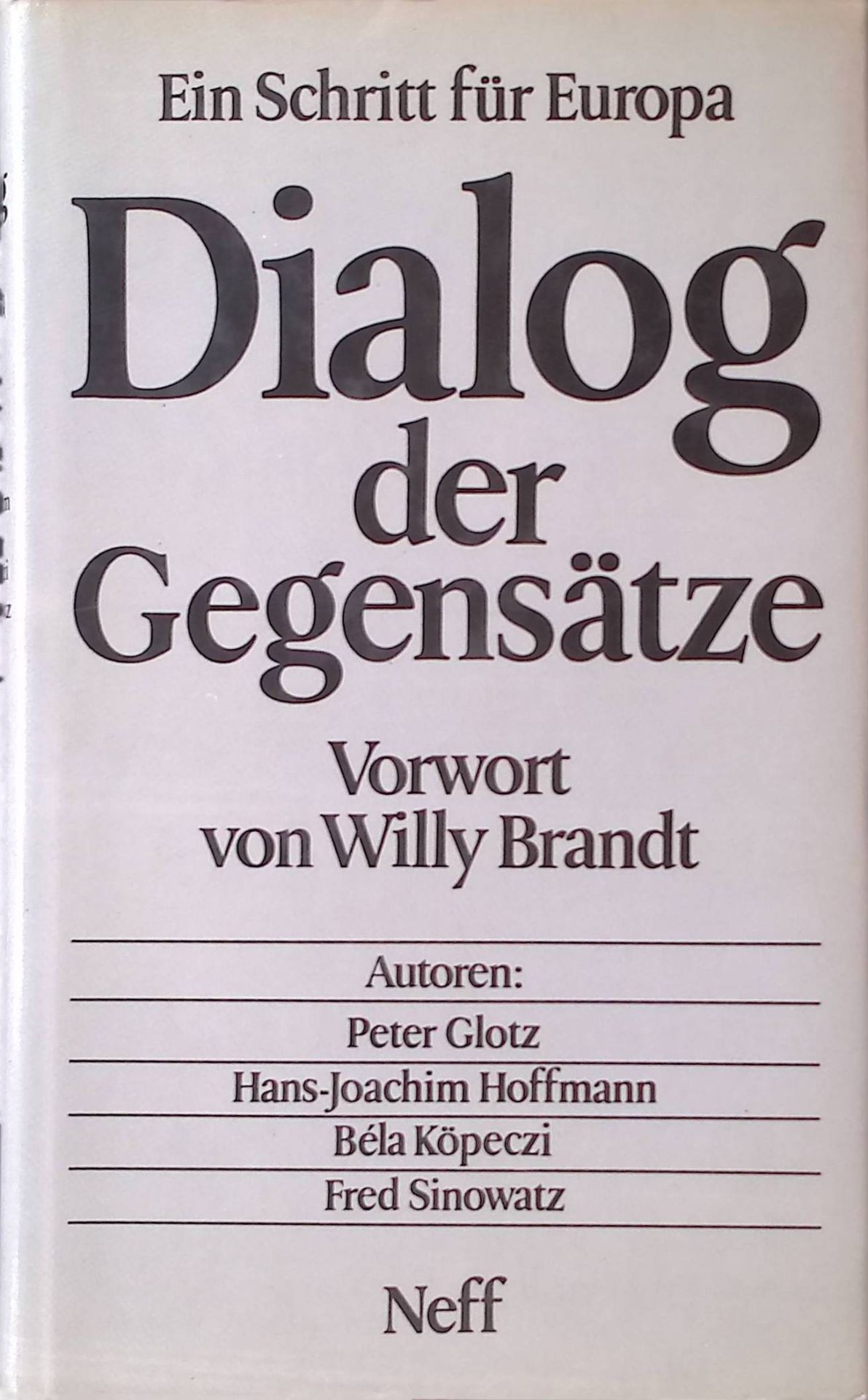 Dialog der Gegensätze