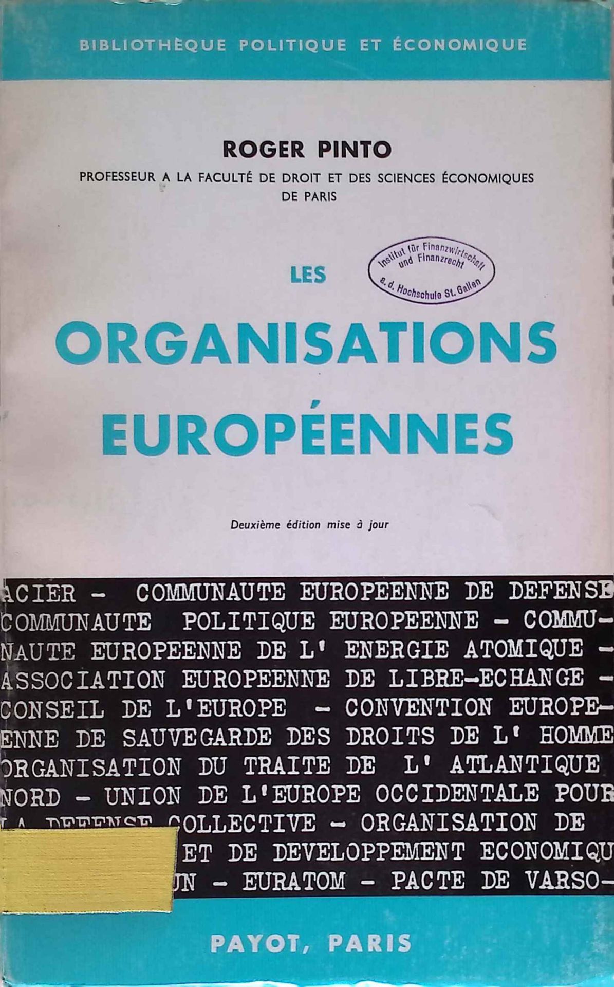 Les Organisations Europeennes
