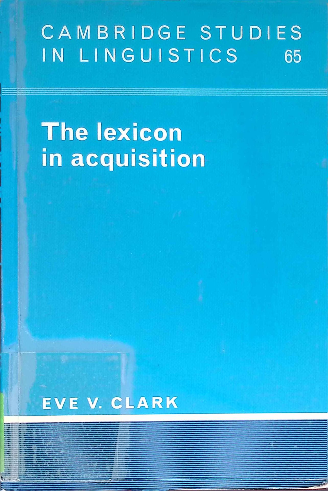 The Lexicon in Acquisition