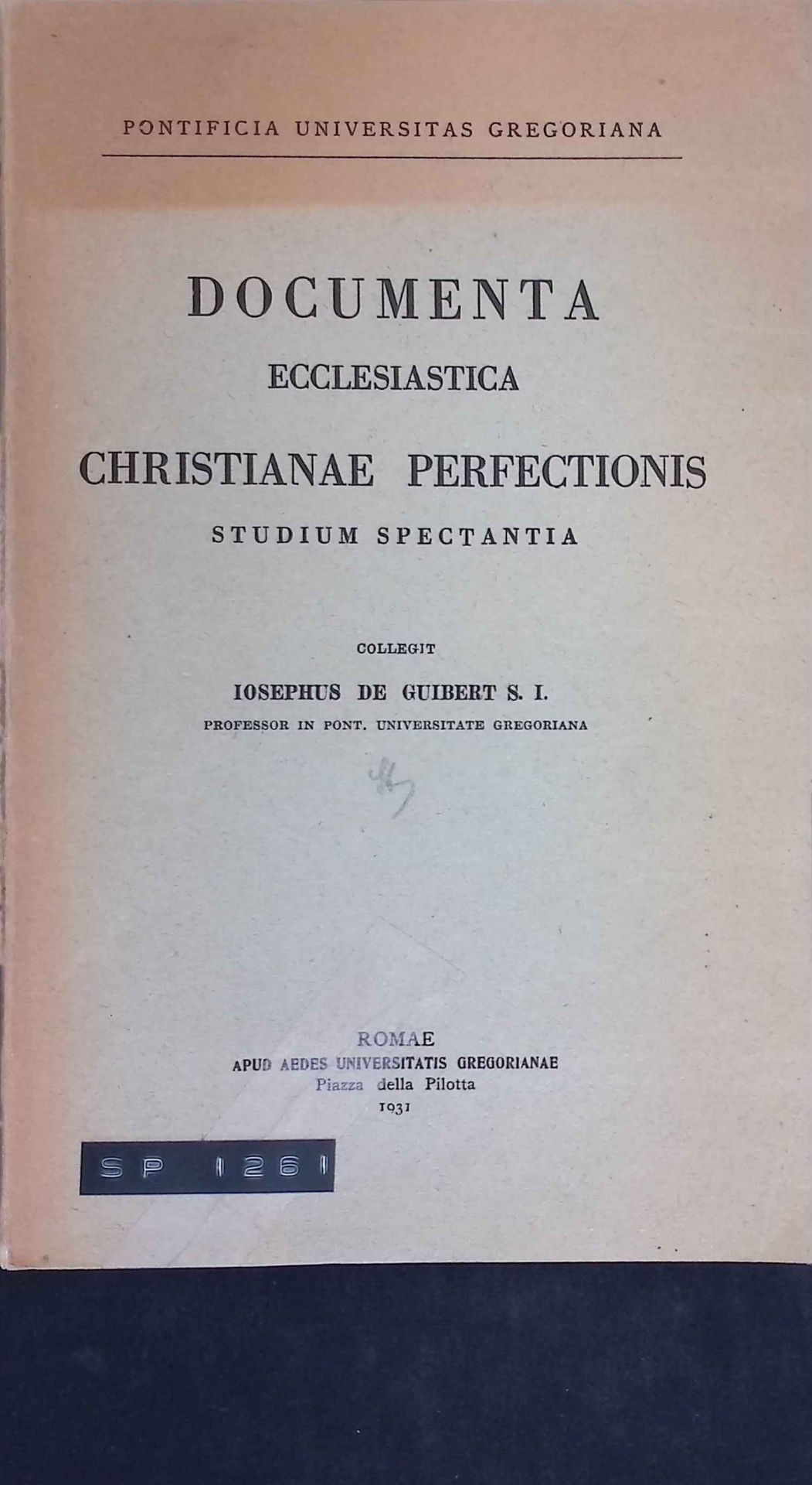 Documenta ecclesiastica christianae perfectionis studium spectantia