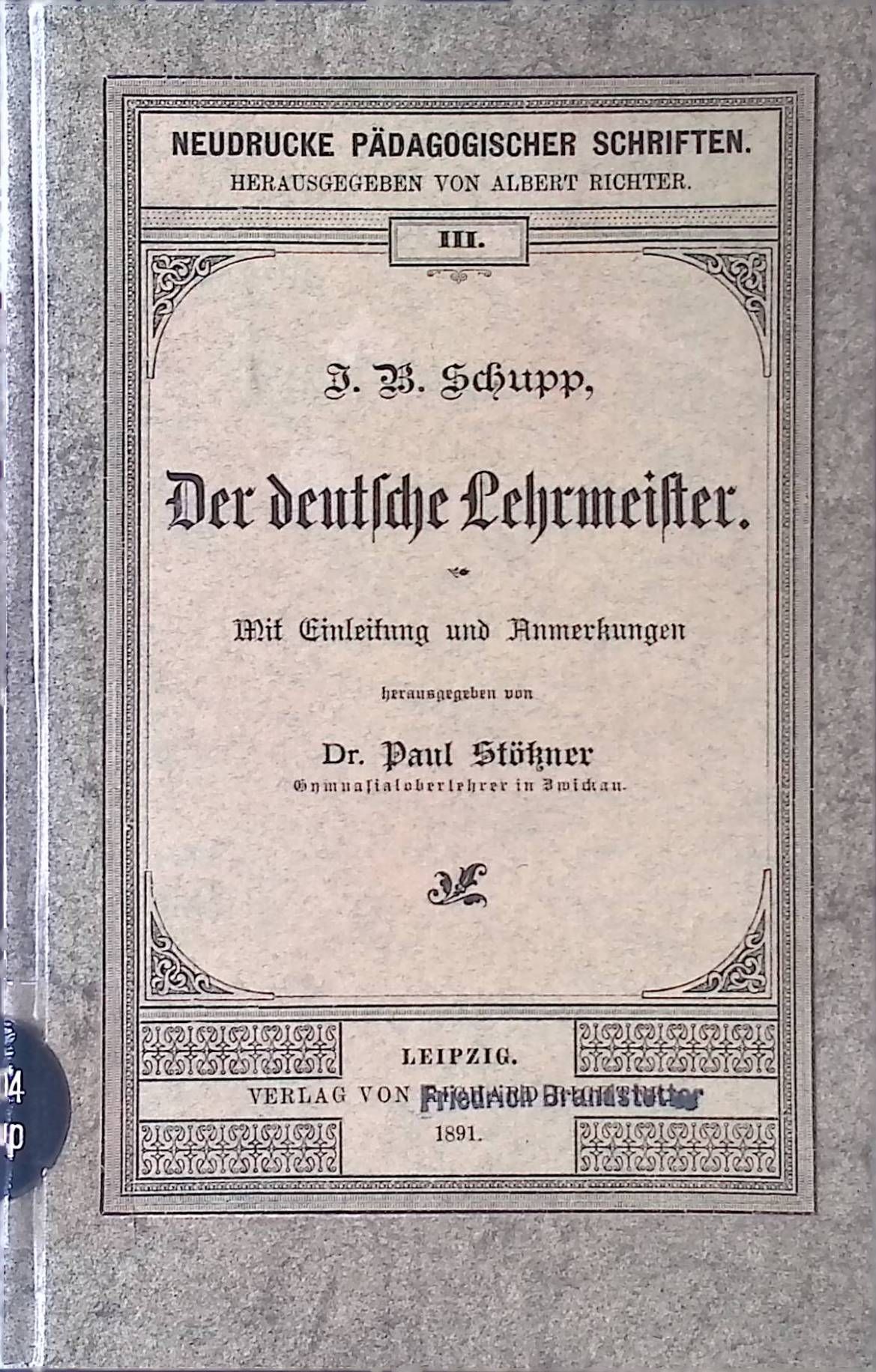 Der teutsche Lehrmeister