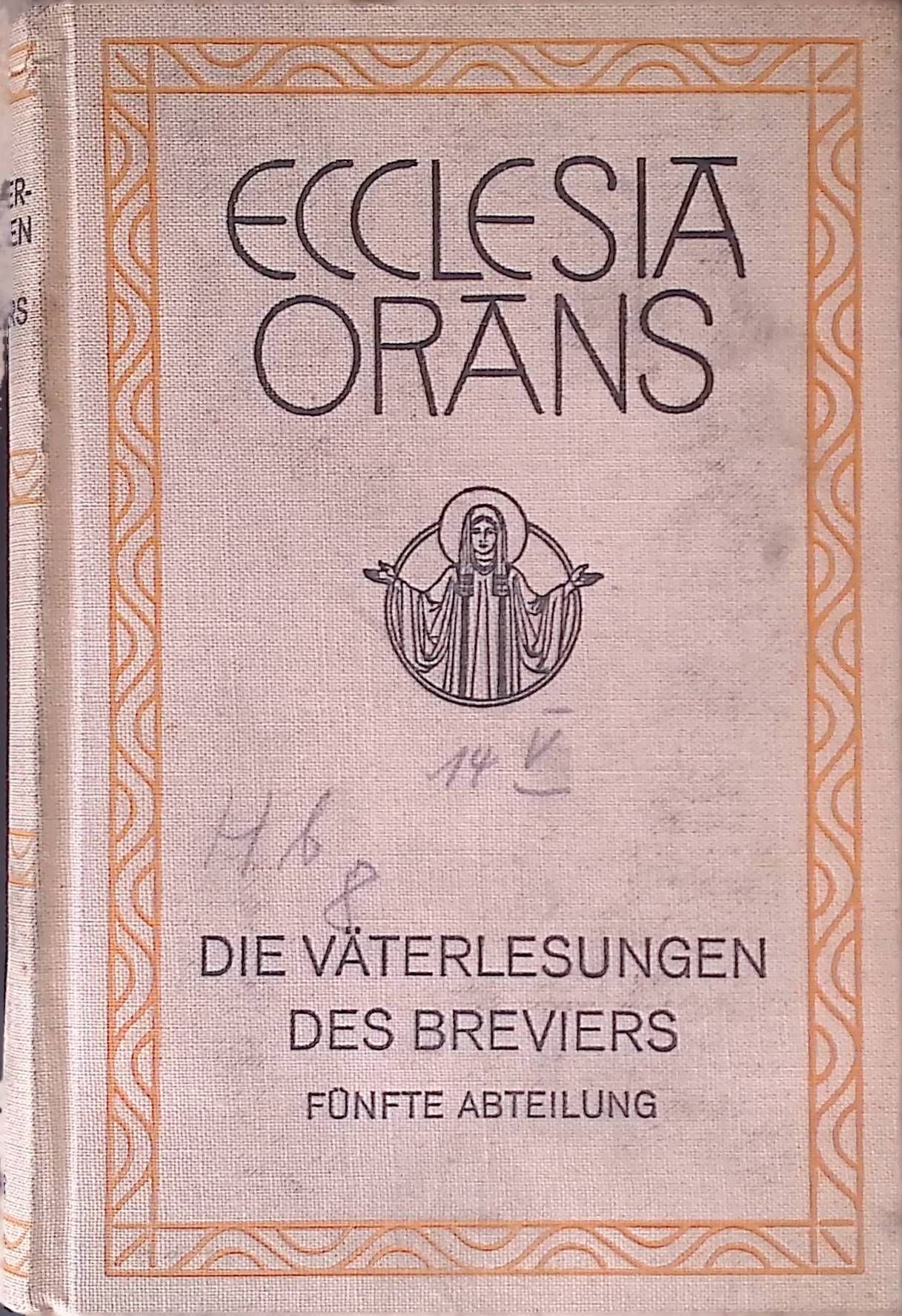 Die Väterlesungen des Breviers. Fünfte Abteilung: Commune Sanctorum