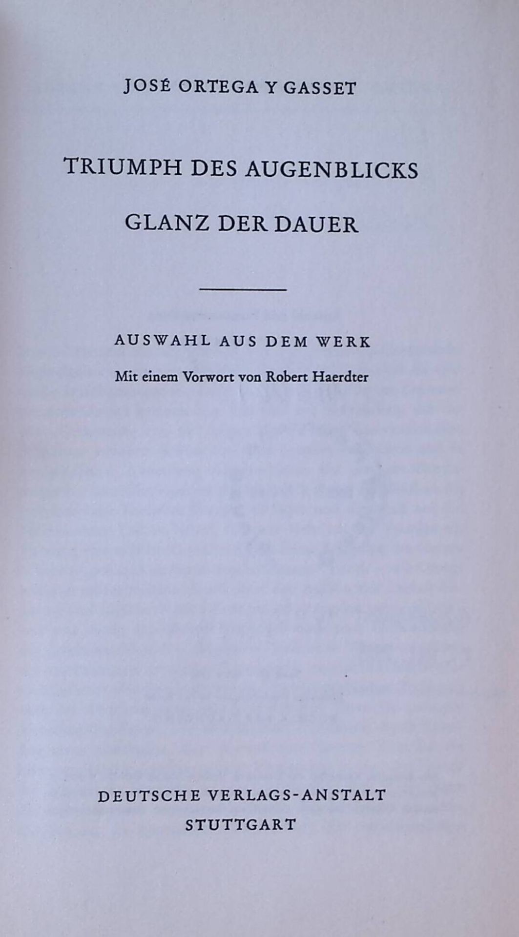 Triumph des Augenblicks. Glanz der Dauer