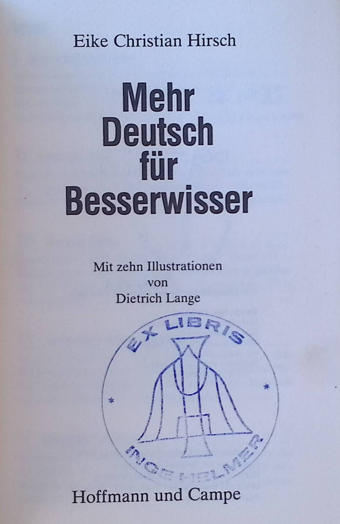 Mehr Deutsch für Besserwisser