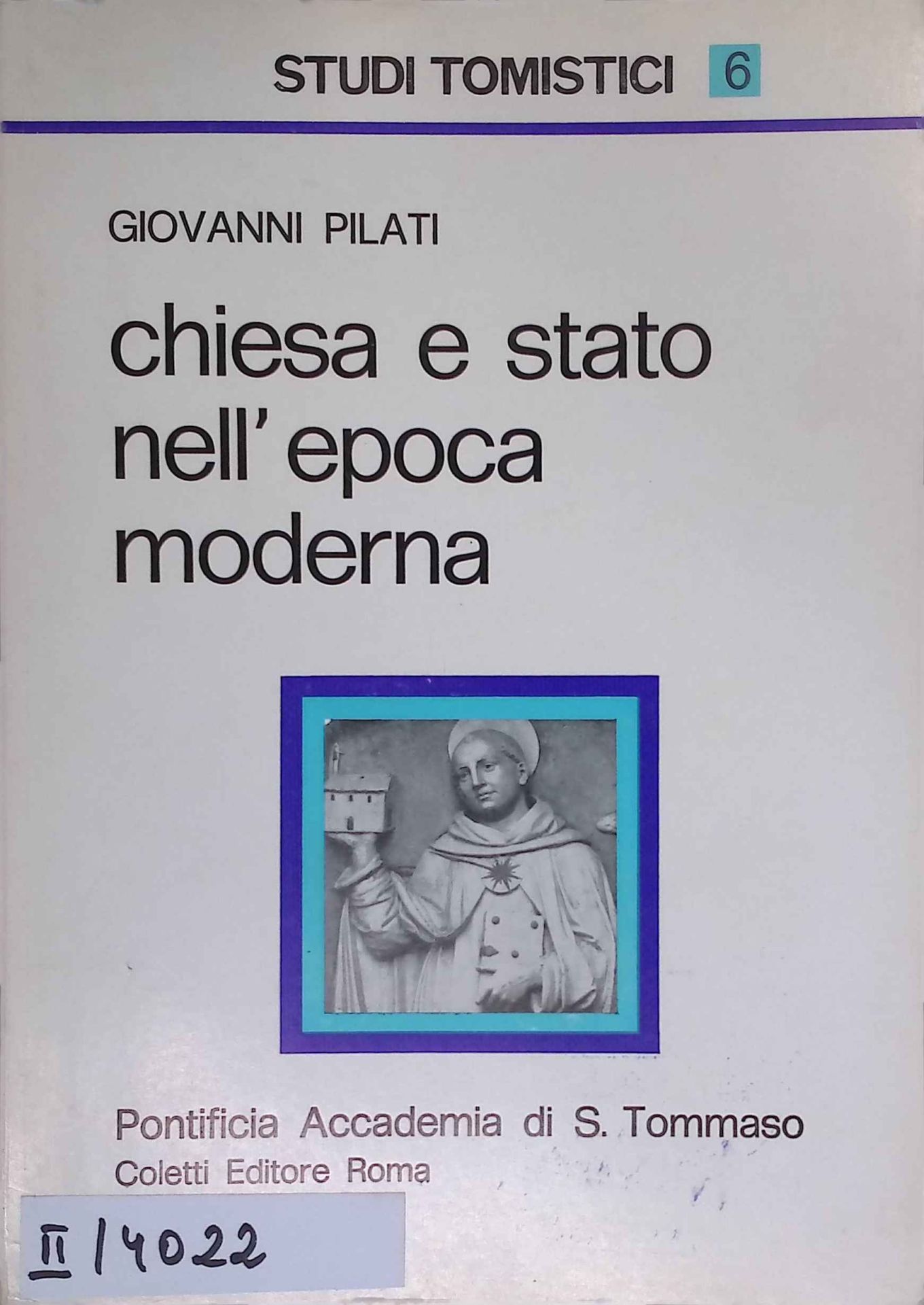 Chiesa e Stato nell'epoca Moderna. Profilo dello sviluppo della teoria attraverso le fonti e la bibliografia