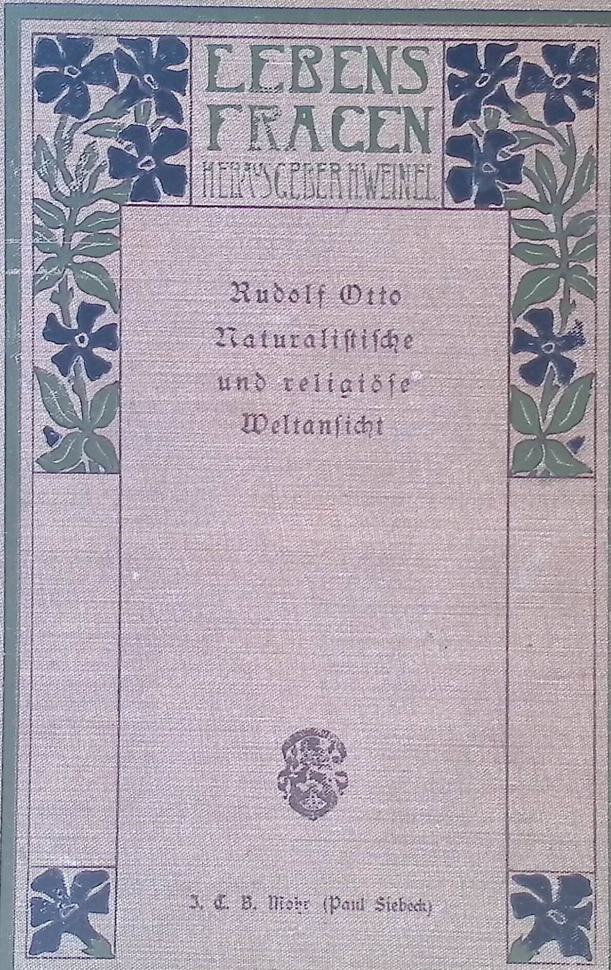Naturalistische und religiöse Weltansicht