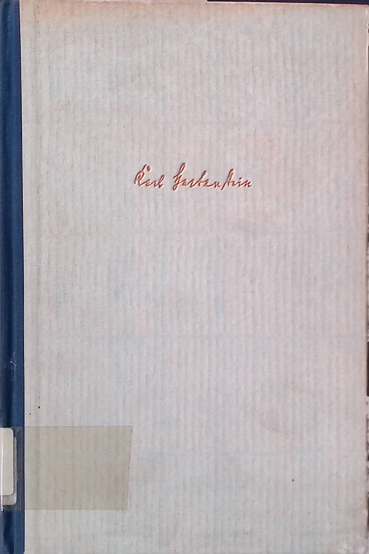Karl Hartenstein. Ein Leben f. Kirche u. Mission