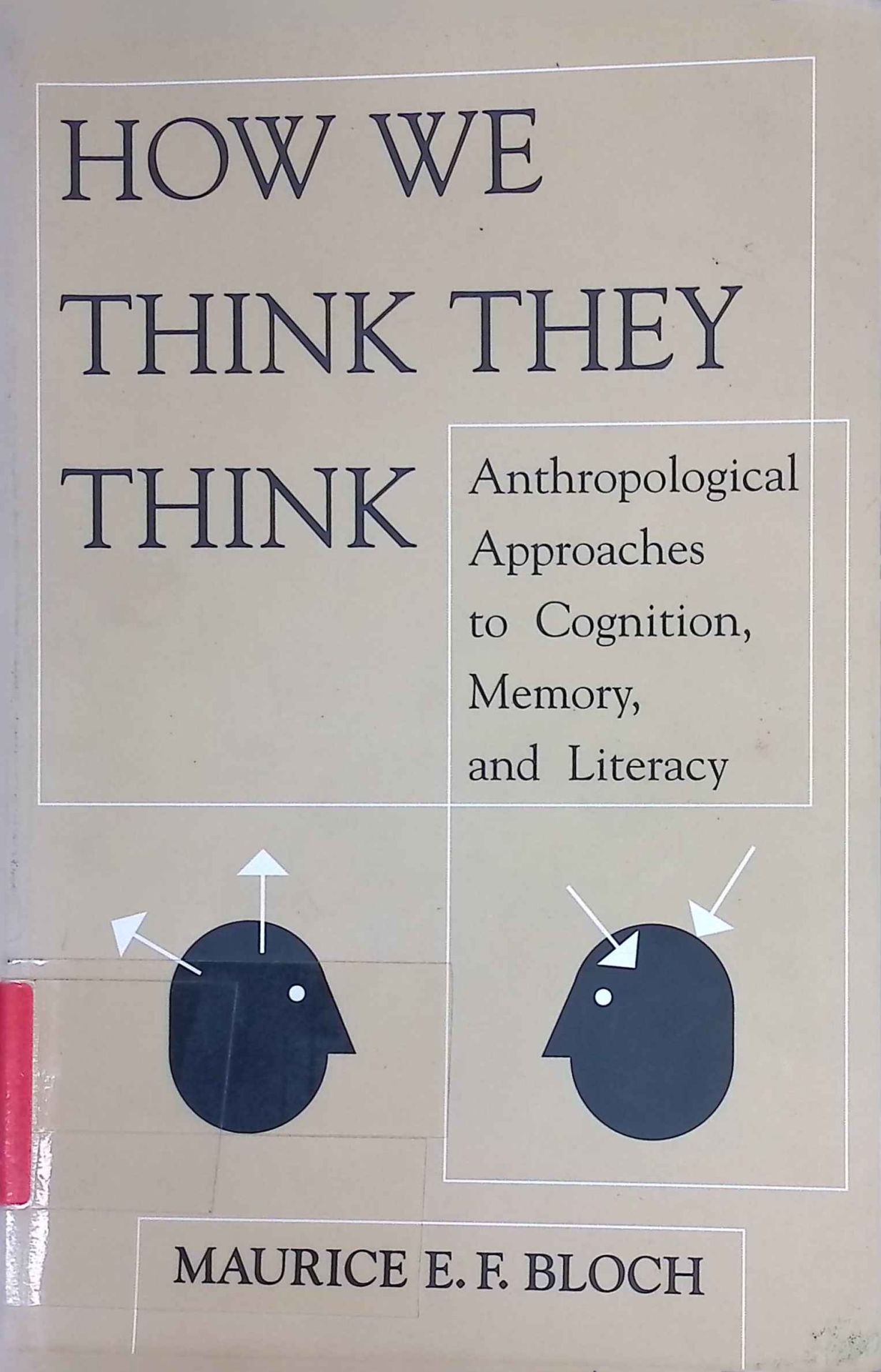 How We Think They Think: Anthropological Approaches To Cognition, Memory, And Literacy